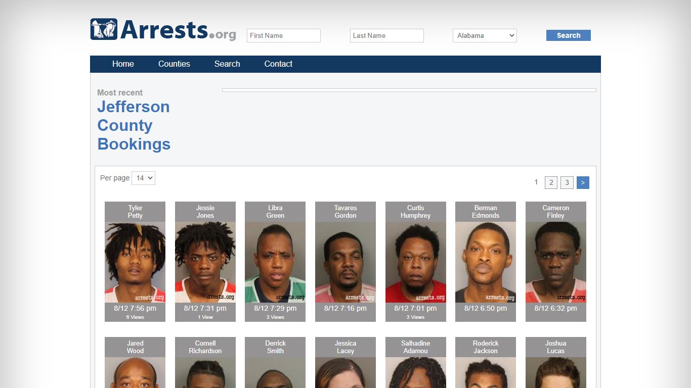 Jefferson County Arrests and Inmate Search